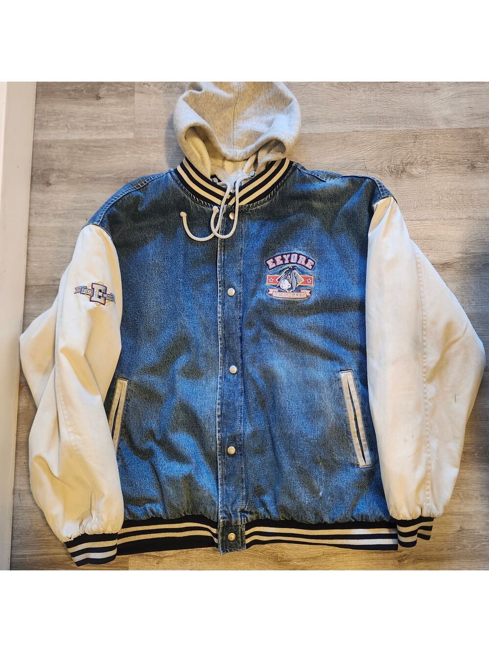 Disney Blue and Cream Varsity Jacket